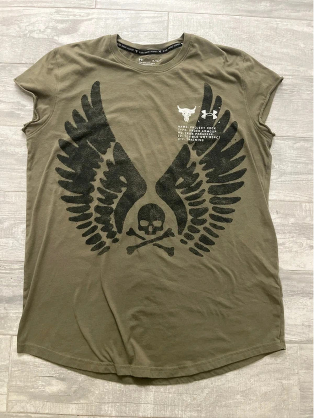 Under Armour Project Rock Cutoff Tee